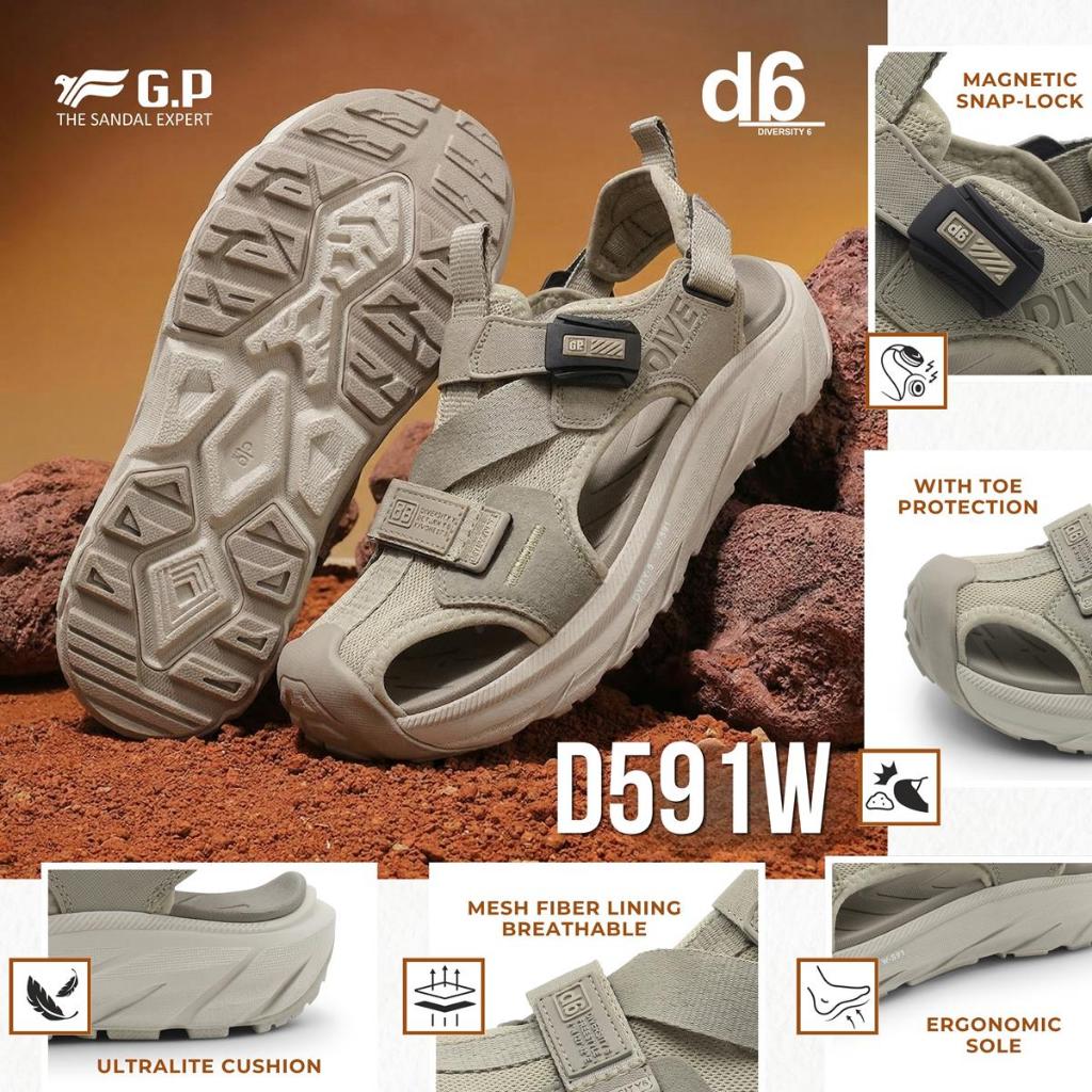 Sepatu Sandal Wanita Gold Pigeon d6 Series D591W