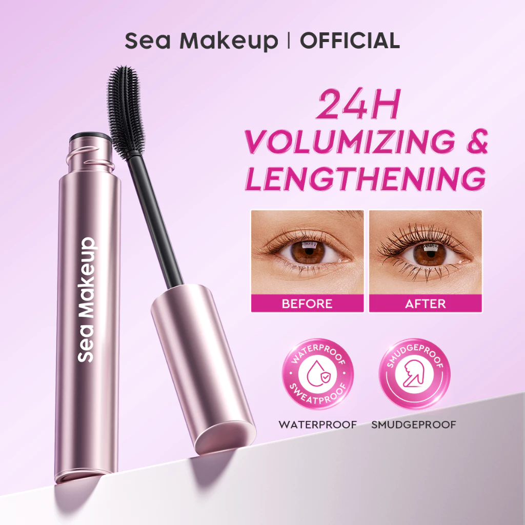 Sea Makeup Heavy Duty Waterproof Mascara Sea Makeup Heavy Duty Waterproof Maskara Sea Makeup Mascara
