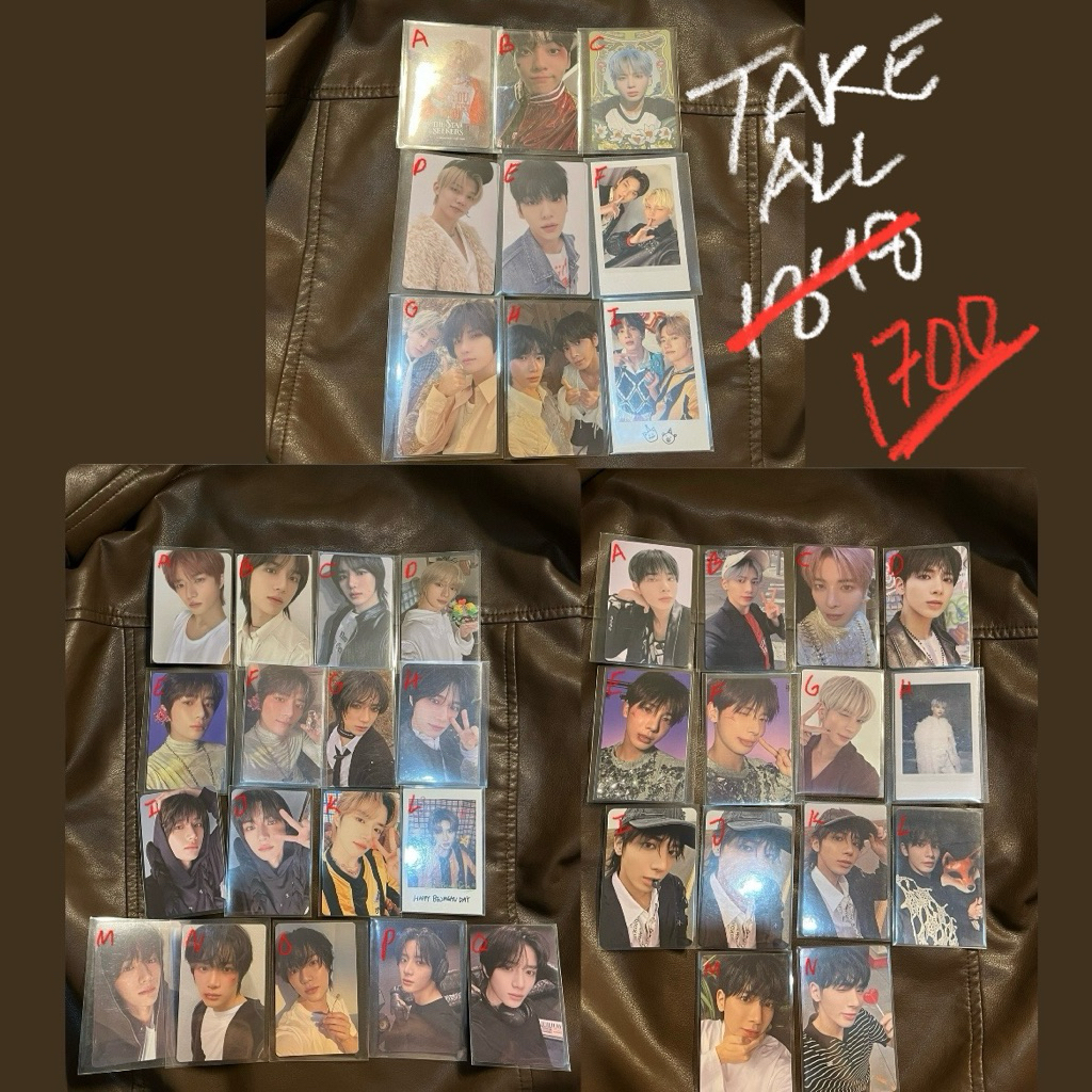 [BACA DESC] wts photocard txt soobin yeonjum beomgyu taehyun hueningkai taegyu soobkai pob ld lucky 