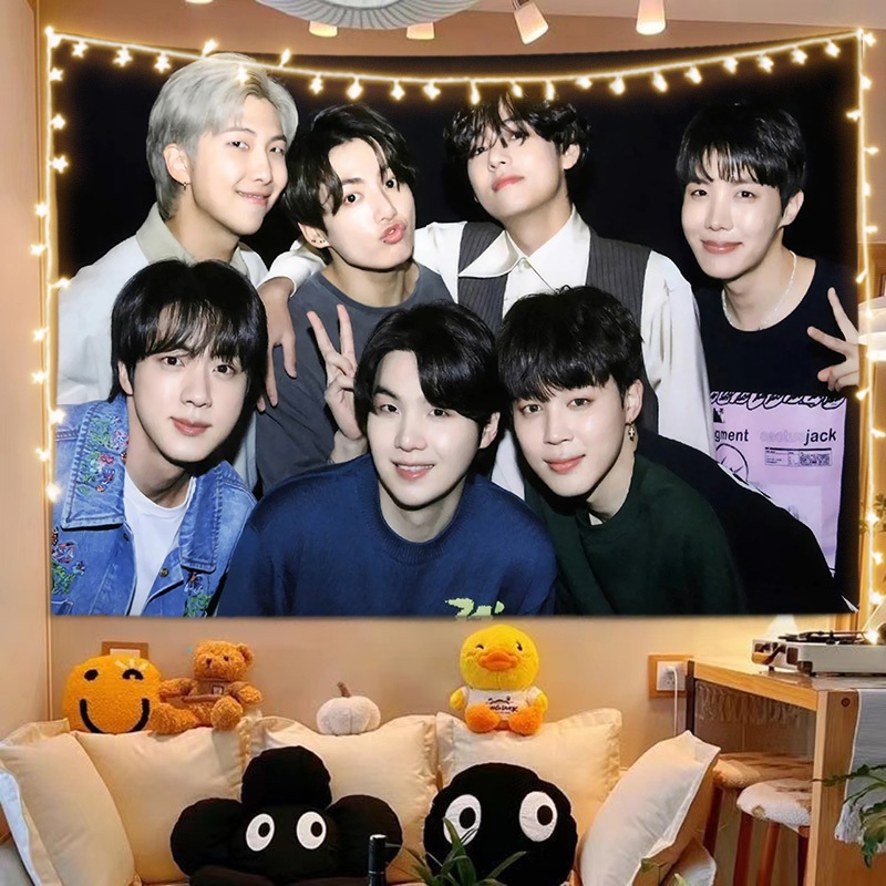 Poster Kain Wallpaper BTS, wallpaper selebriti, hiasan dinding ( PART 2)