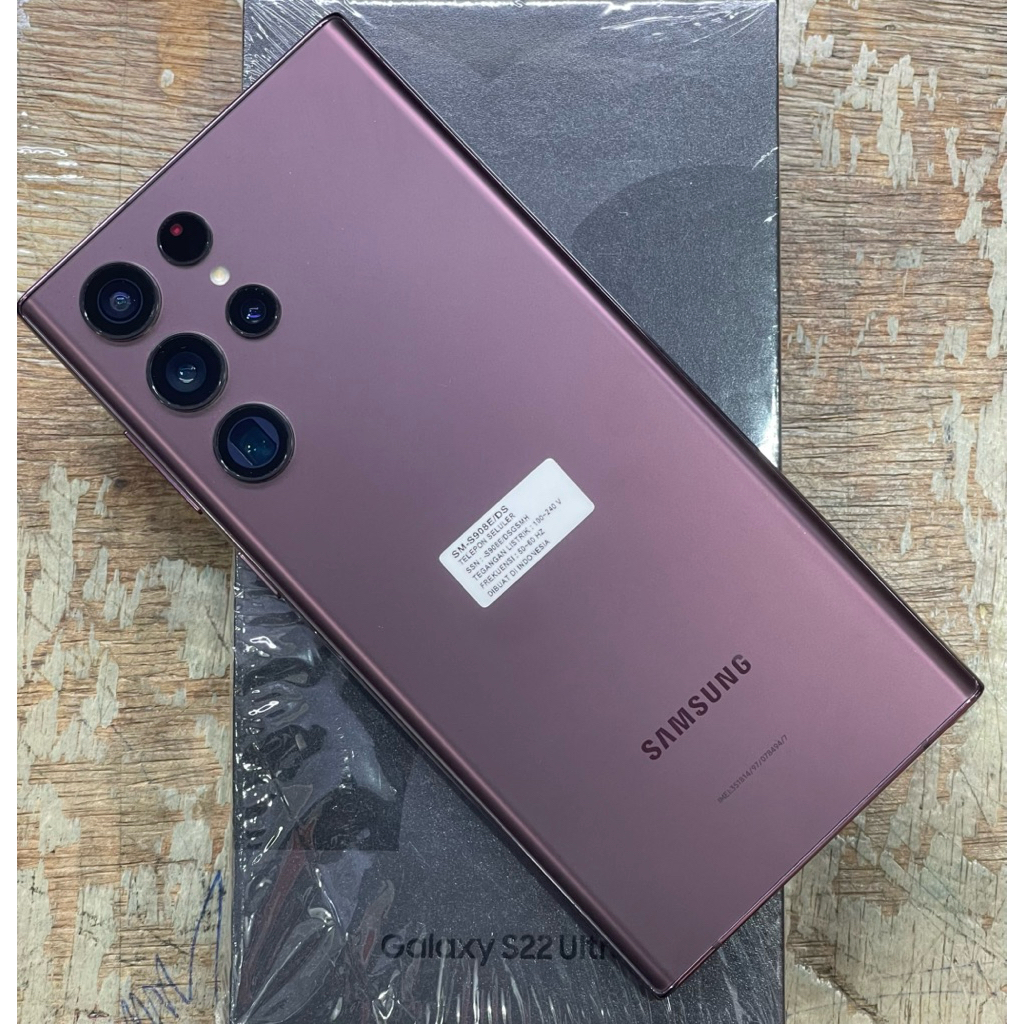 Hp Second SAMSUNG S22 Ultra 5G 12GB/256GB Fullset