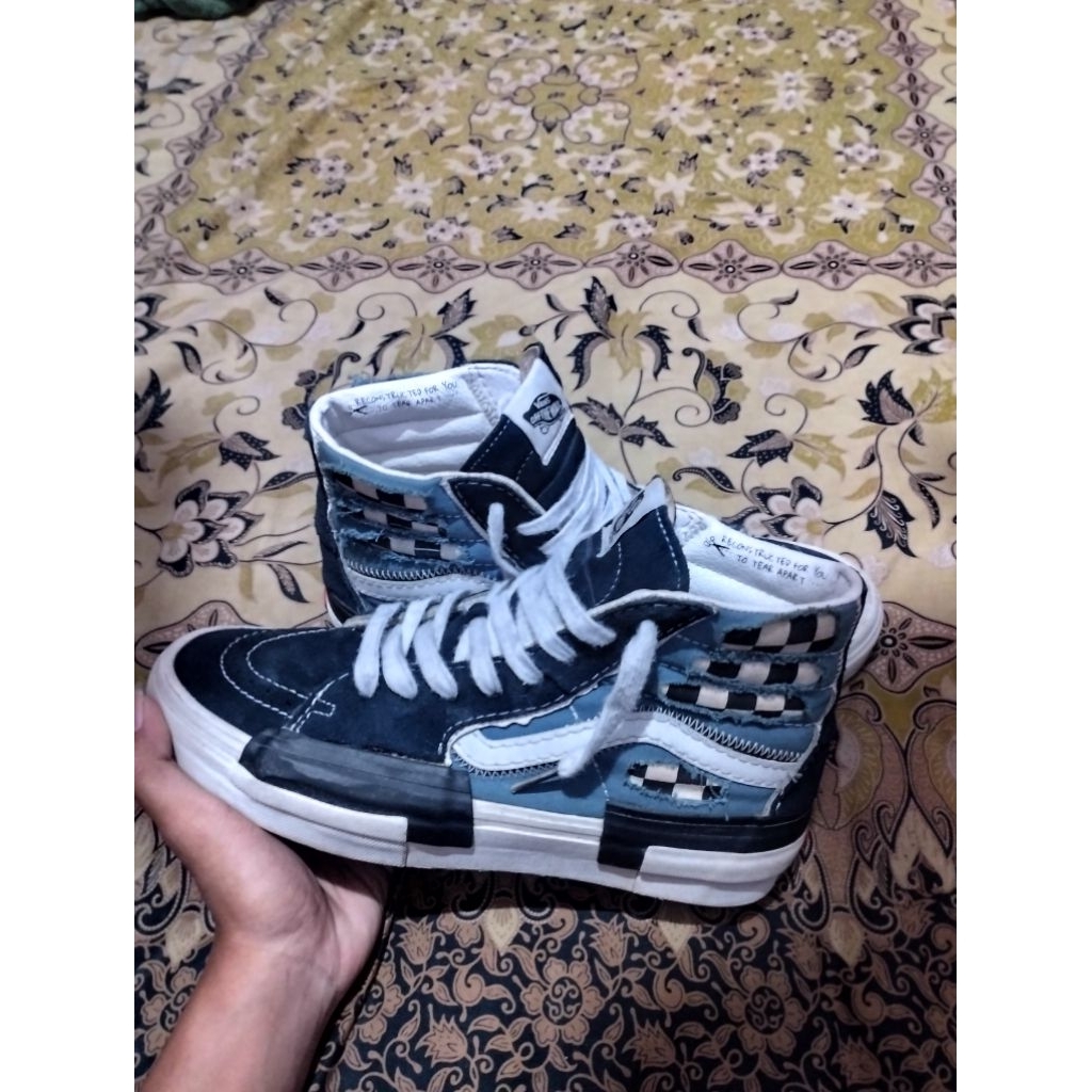 WTS vans sk8-hi reconstruct high-top sneakers sz 40,5 nominussss
