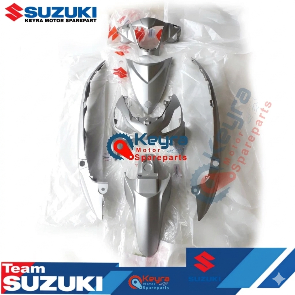 BODY SET HALUS SUZUKI ADDRESS GREY ORI SGP