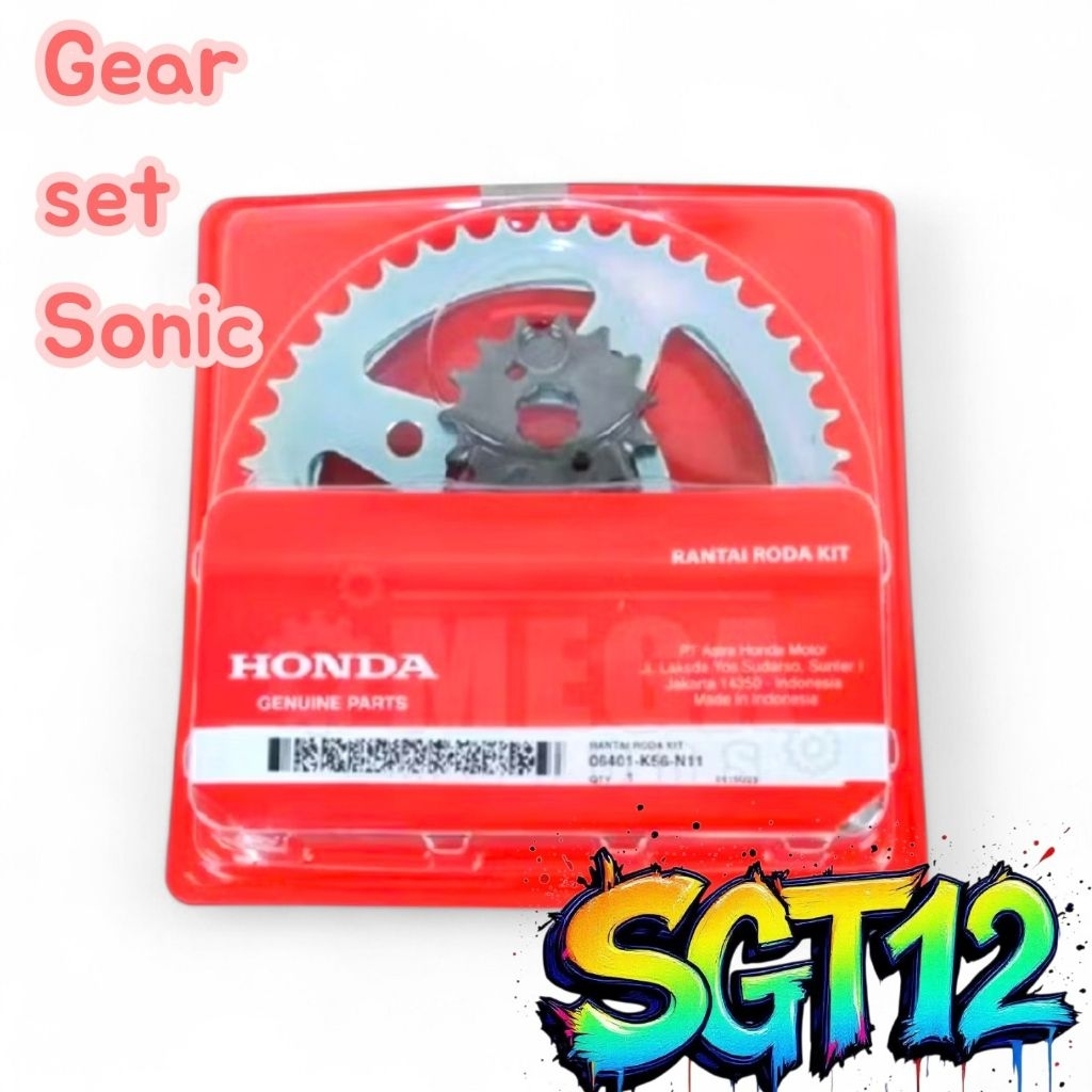 Gear set Sonic Motor Honda Supra GTR 150