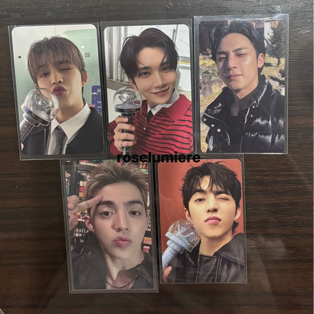 SEVENTEEN PHOTOCARD SCOUPS JOSHUA MINGYU CHOI SEUNGCHEOL HONG JISOO CARATLAND CXM CARATZONE CARZONE