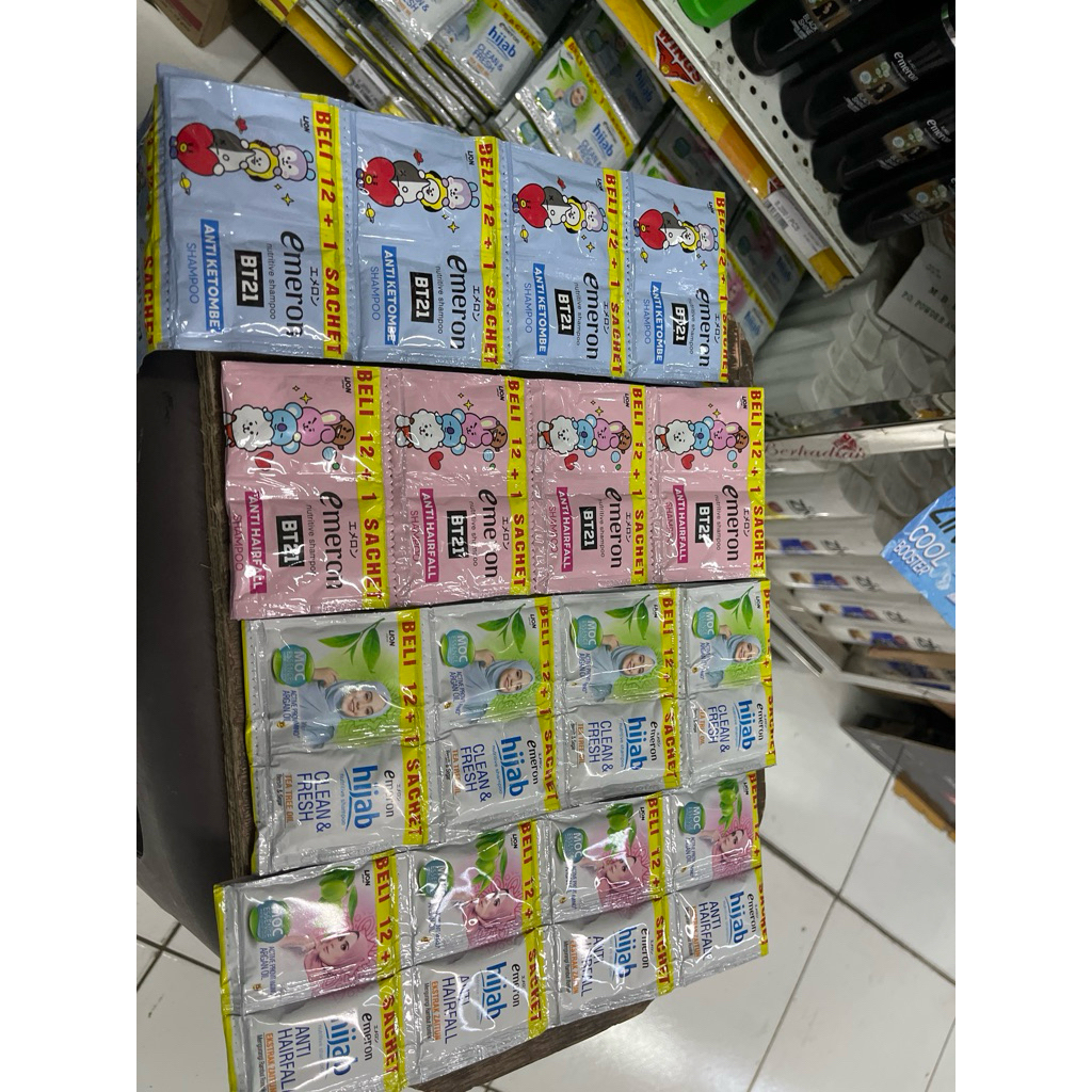 EMERON SHAMPO SACHET 24+2 pcs renteng