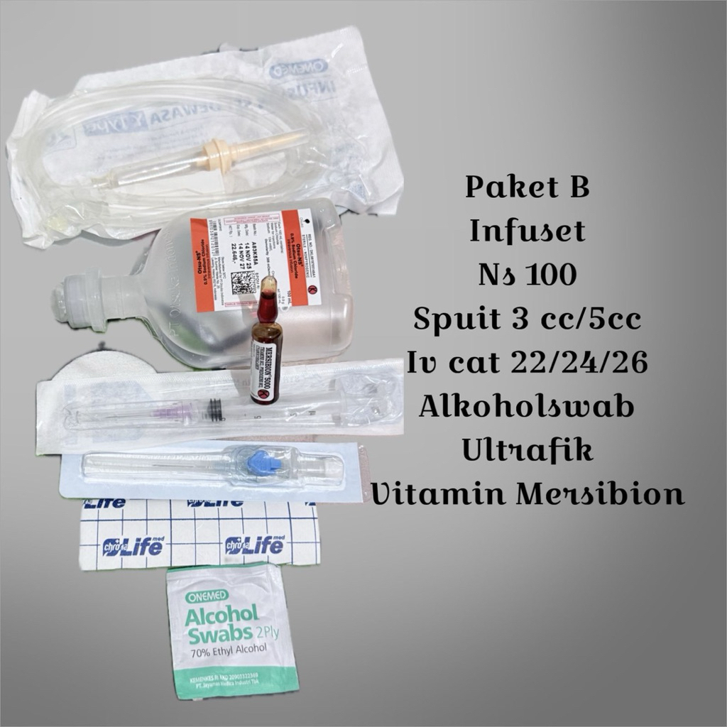 Termurah Bundling Perlengkapan Infus Set Lengkap