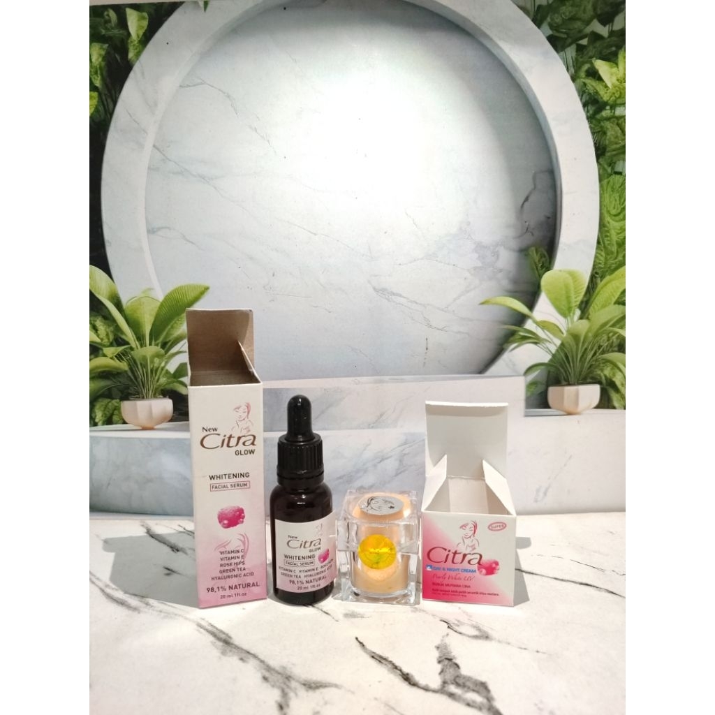 Paket Cream Citra Super Siang Malam & Serum Whitening