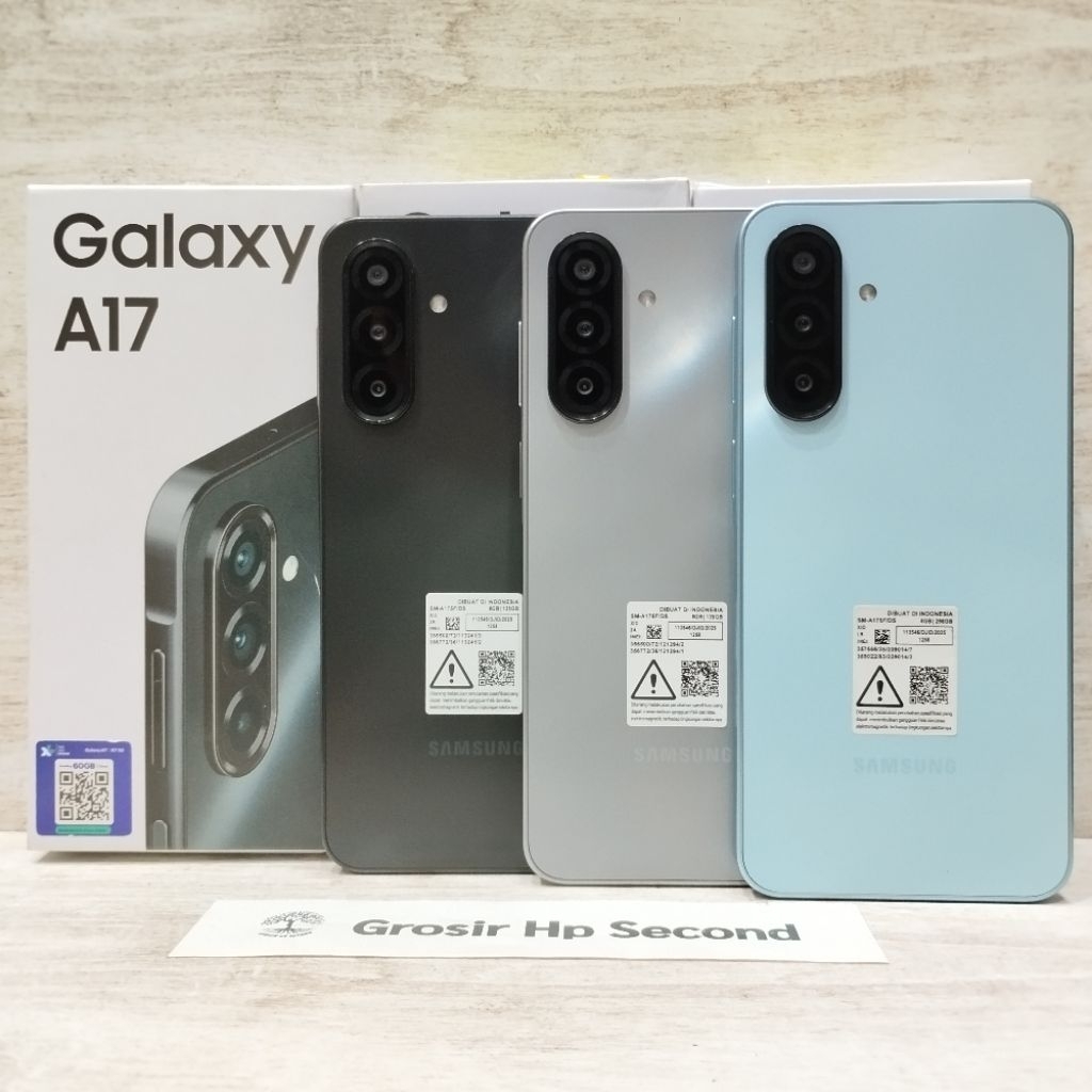 SAMSUNG A17 4G 8/256GB 8/128GB HP SECOND FULLSET