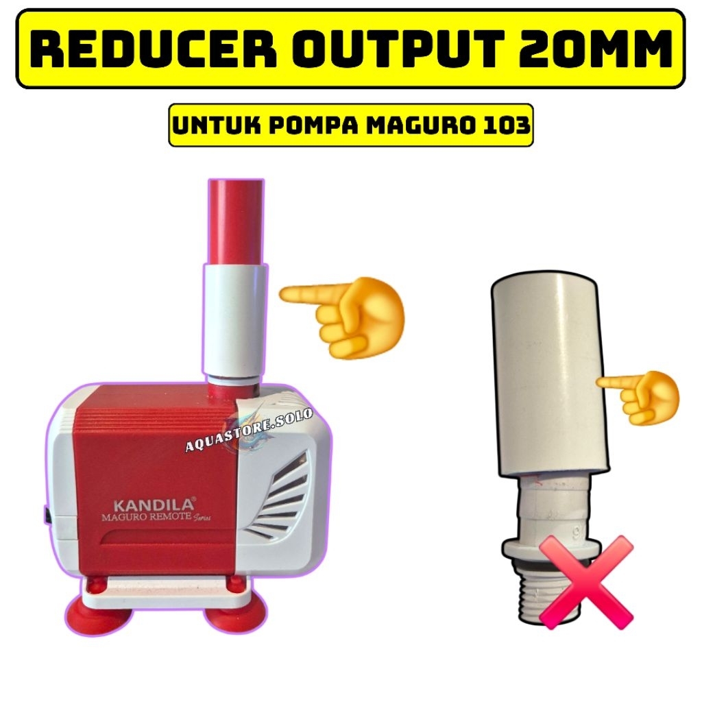 REDUCER OUTPUT POMPA MAGURO 103 KE PIPA 20MM