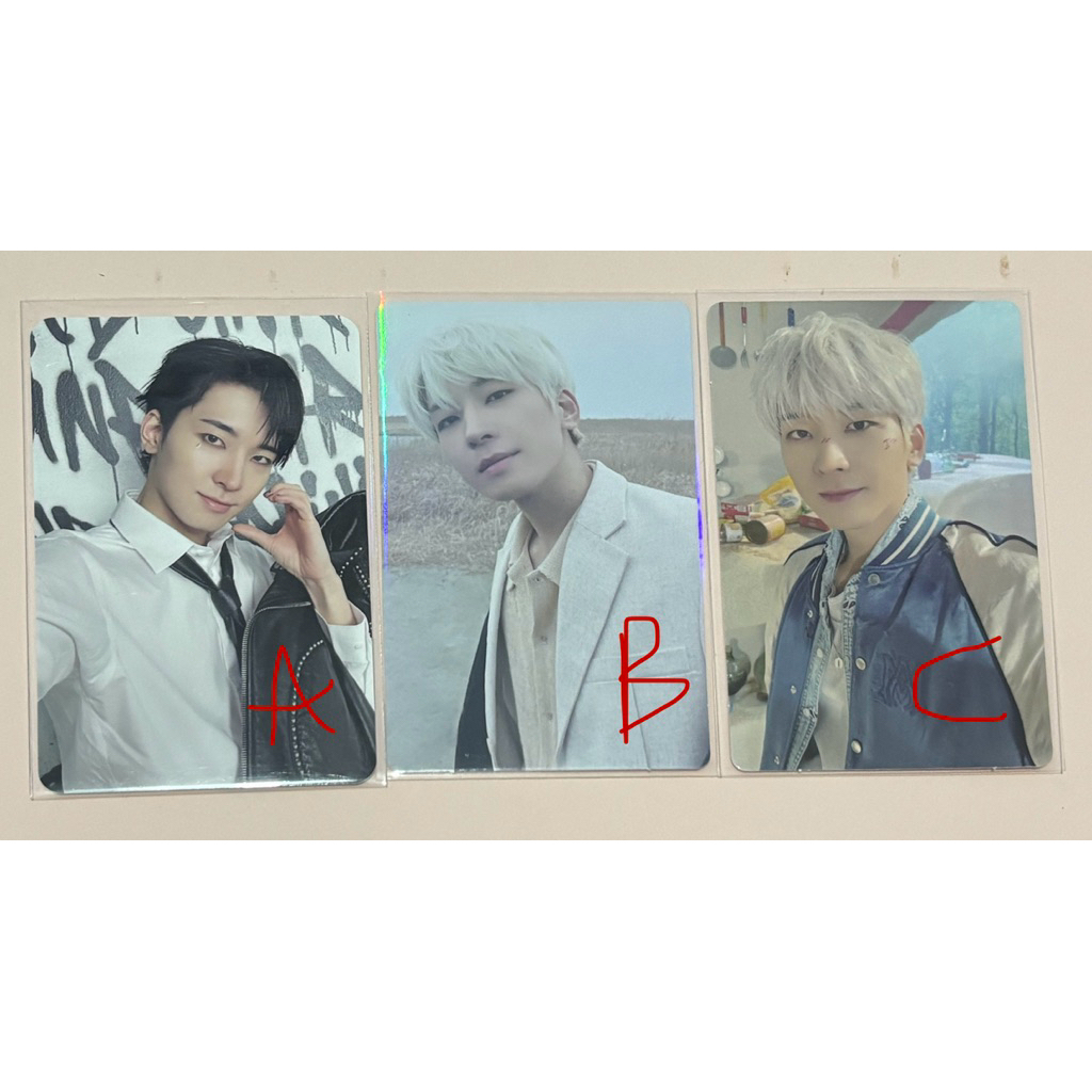 [READY STOCK] SEVENTEEN WONWOO PHOTOCARD CARVER DAREDEVIL FACE THE SUN FTS WEVERSE