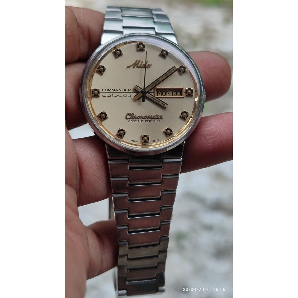 Jam tangan M*do vintage automatic full original swiss antik
