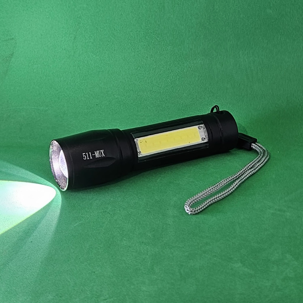 Lampu Senter Cas Senter Tangan LED Muxindo MUX-511
