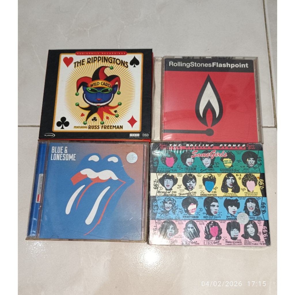 cd THE RIPPINGTONS-Wild Card / THE ROLLING STONES-Flashpoint / THE ROLLING STONES-Blue & Lonesome / 