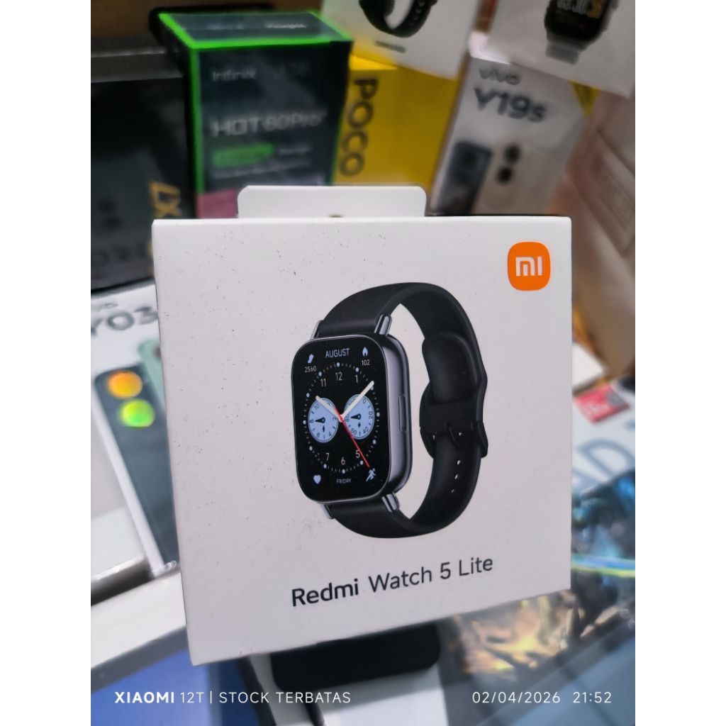 REDMI WATCH 5 LITE. BARU/SEGEL. GARANSI RESMI XIAOMI