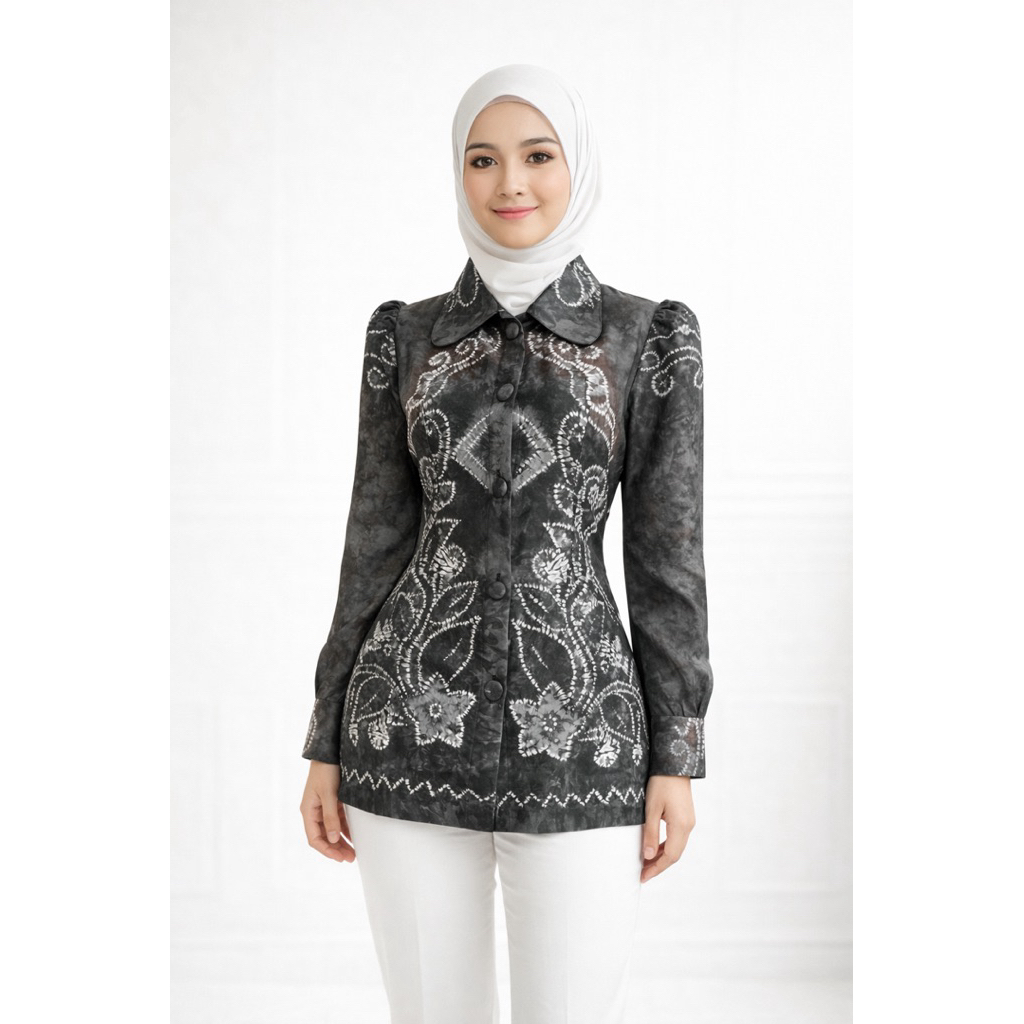Baju Blouse Sasirangan Wanita Khas Banjarmasin