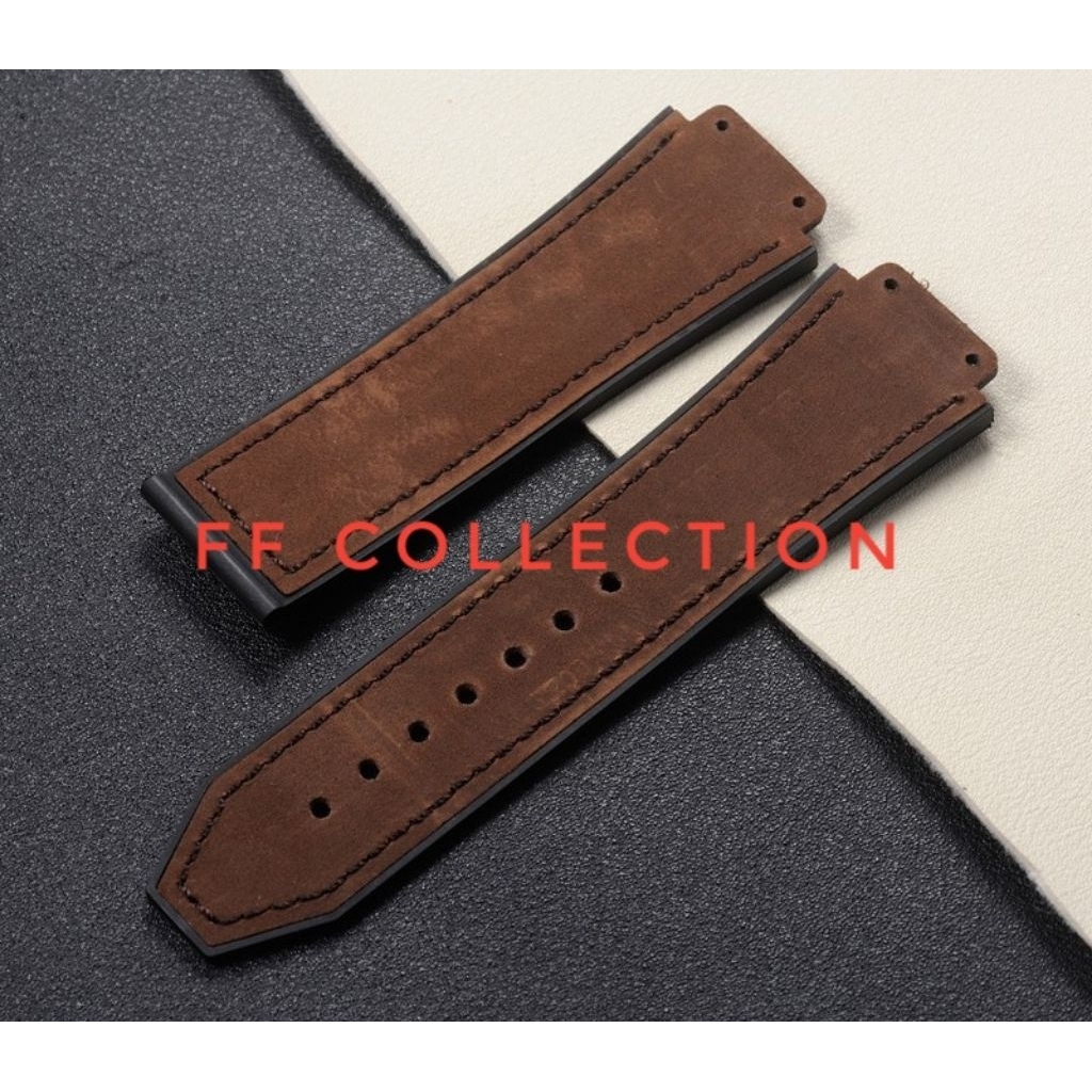 DAF Strap Tali Jam Hublot Kulit Polos Tali/Strap Jam Tangan Hublot Geneva Bludru Tali Jam Tangan Hub