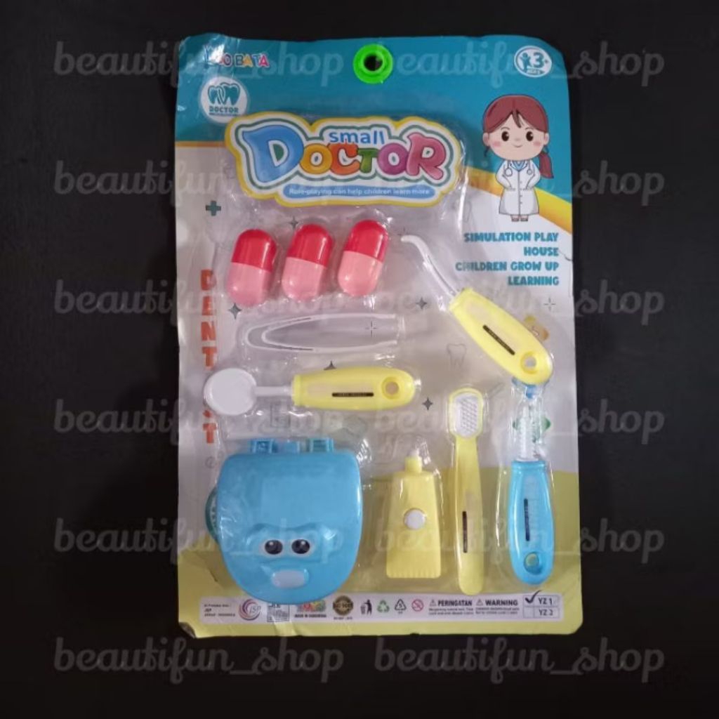 Mainan dokter gigi anak mainan edukasi anak peralatan dokter gigi mainan alat dokter gigi set mainan