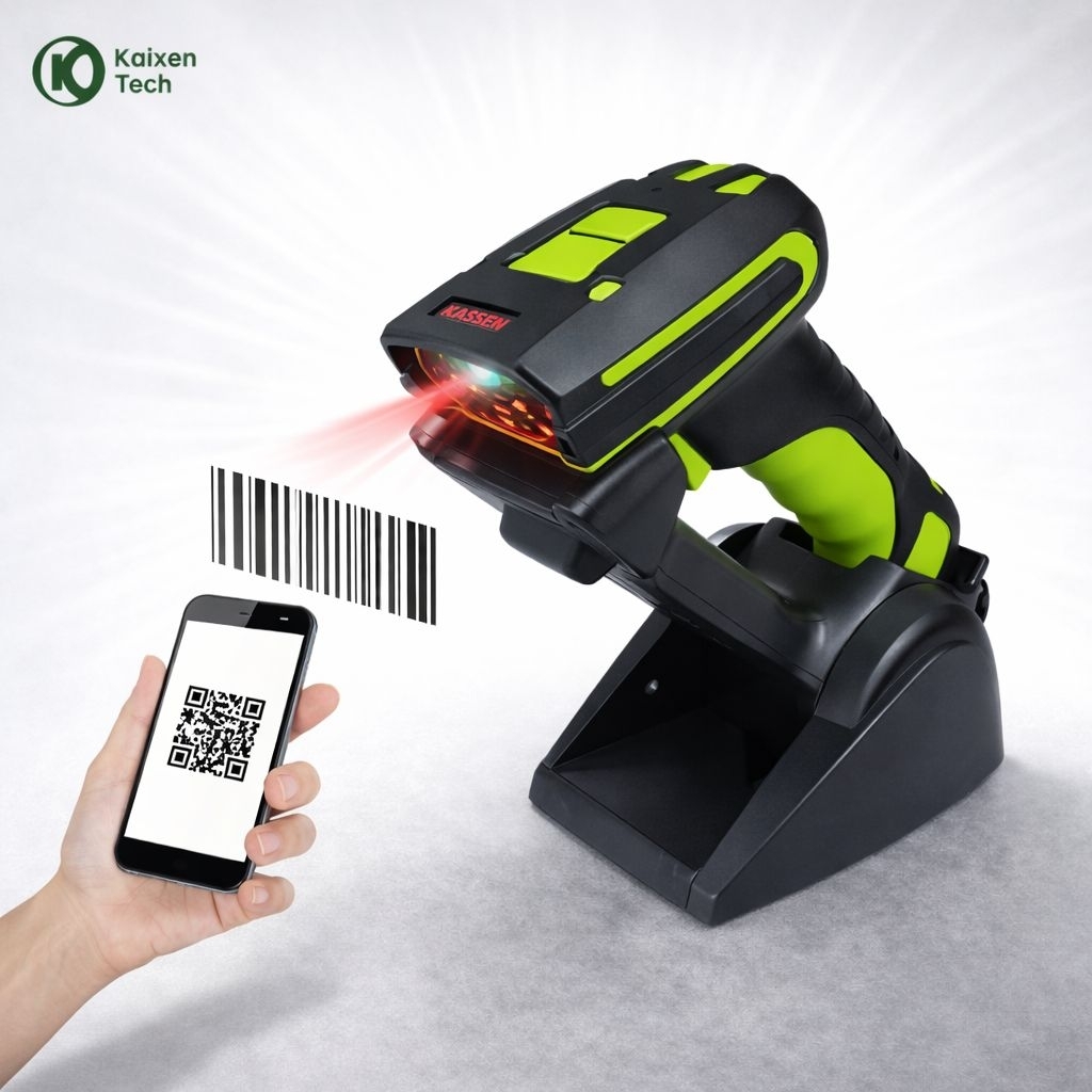 Scanner Kassen RF2800 Wireless 2D Autoscan Qris Barcode 1D QRcode Minimarket Kasir RF 2800