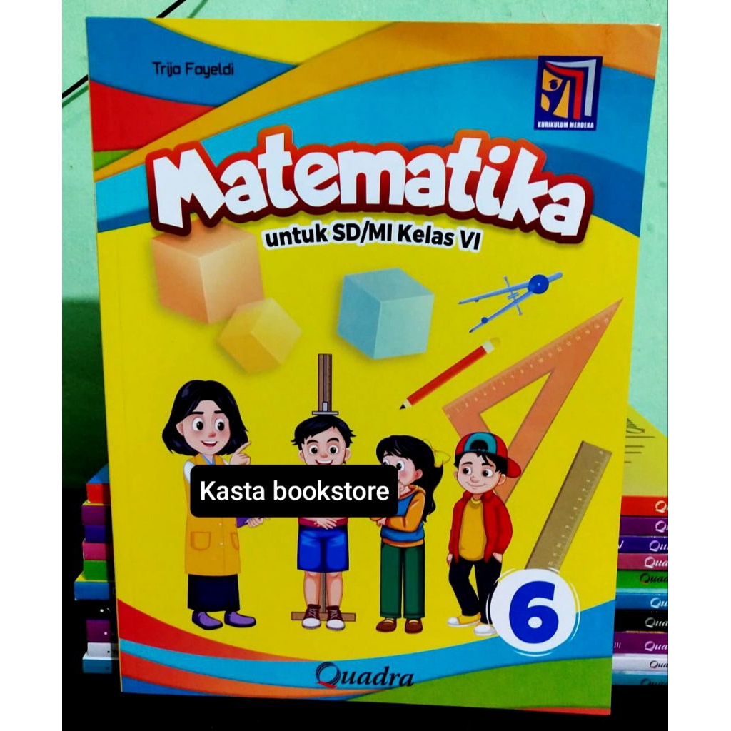 Buku Matematika Kelas 6 SD Kurikulum Merdeka Quadra