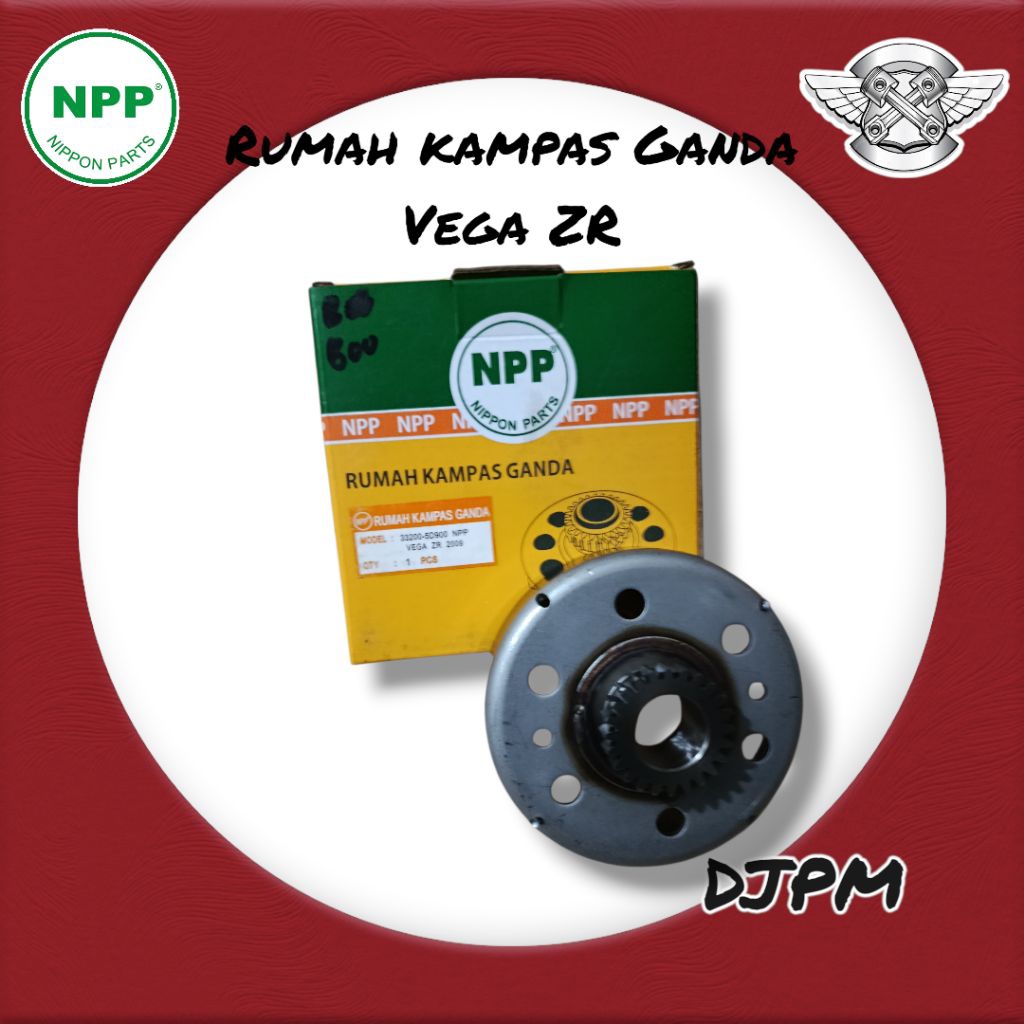 Rumah Mangkok Ganda Kampas Kopling Yamaha Vega ZR 2009 original asli NPP