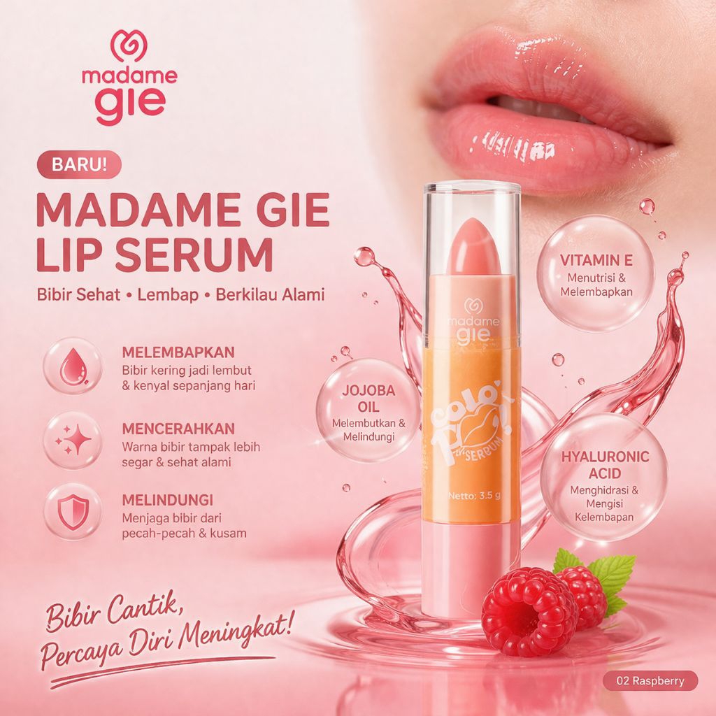 Madame Gie color pop lip Balm/madame Gie lip Balm