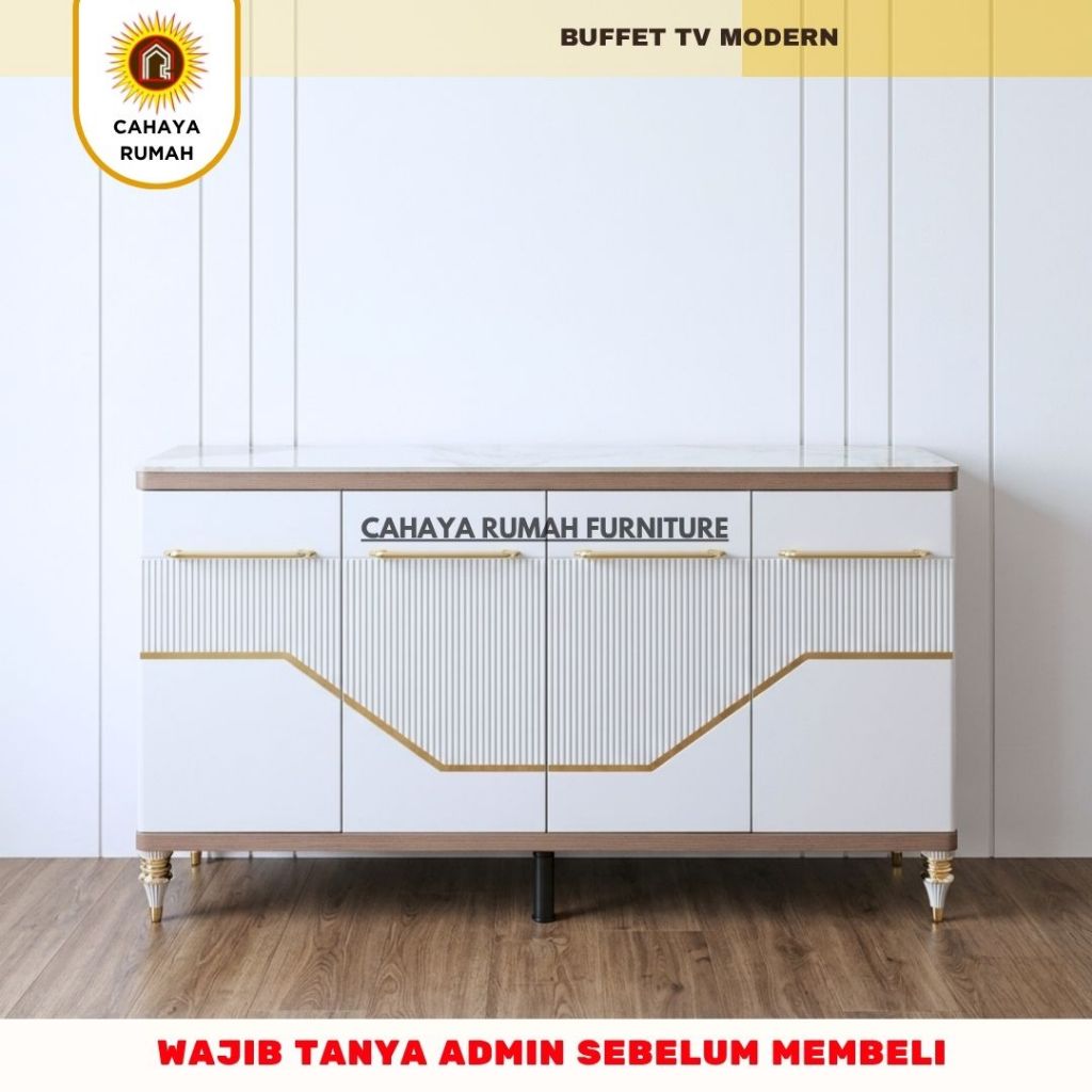Cahaya Rumah/Buffet Estetik Modern / Buffet tv / Meja Tv/ Meja Kecil/ Meja Tamu