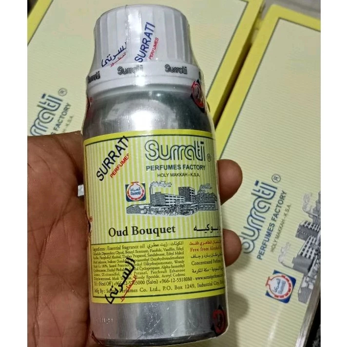 Oud Bukiyah Bibit Parfum Oud Bouquet Surrati Original 100ml Bersegel