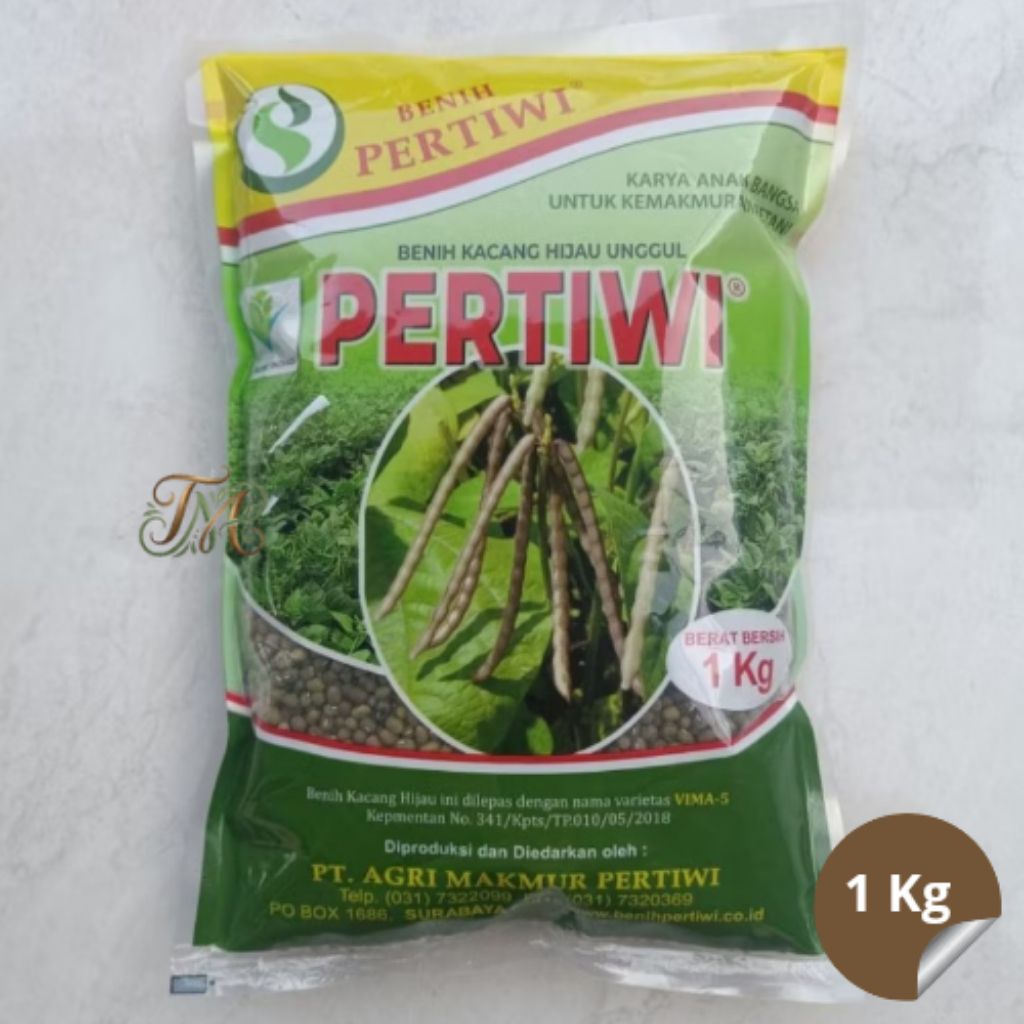 Benih Kacang Hijau Vima 5 Pertiwi Kemasan 1 Kg