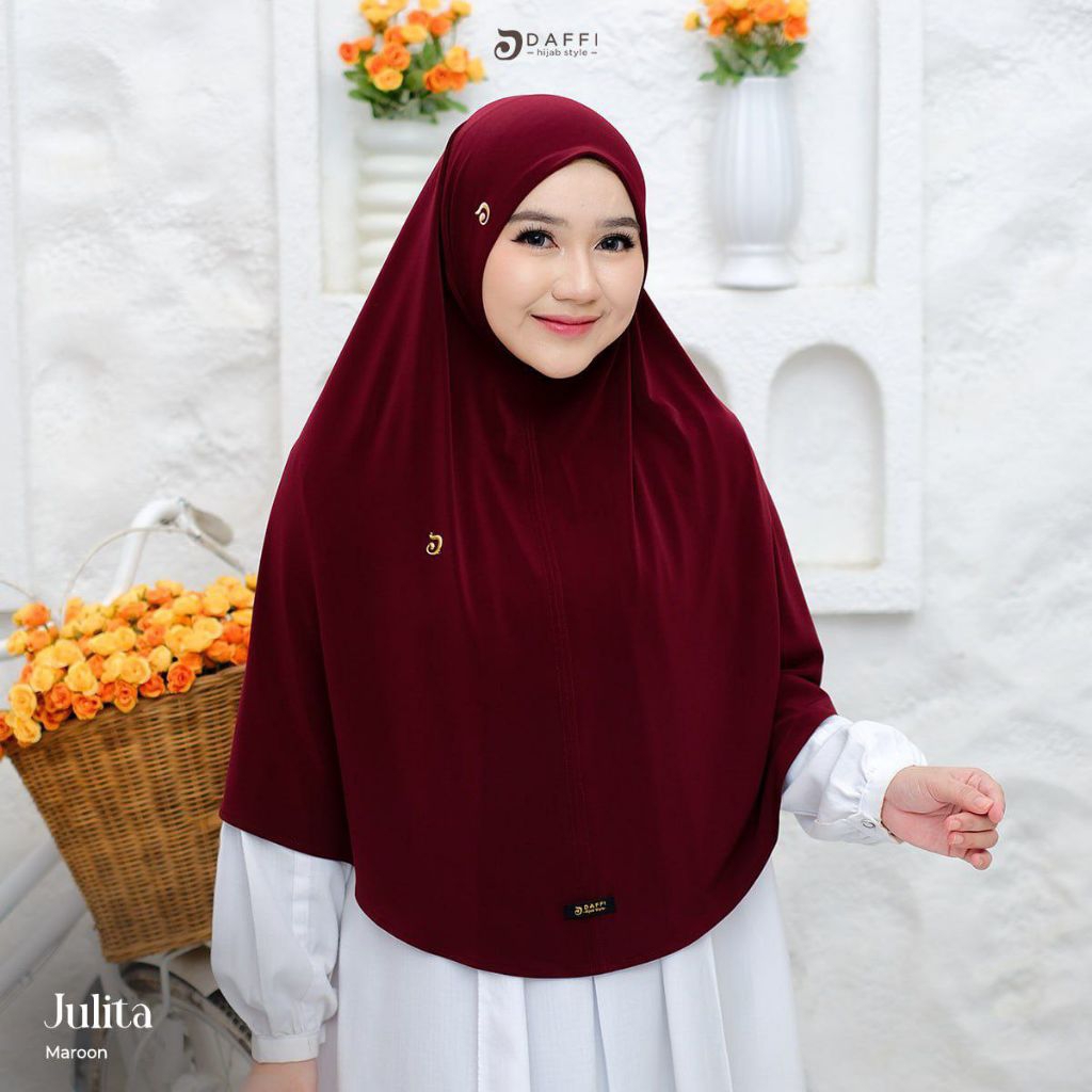 Daffi Hijab - JULITA Hijab instan syari Bergo syari