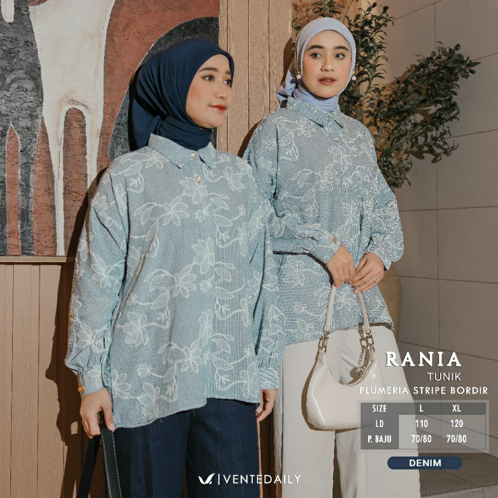 Vente Daily Rania Tunik Blouse Motif ORI VENTE DAILY COD
