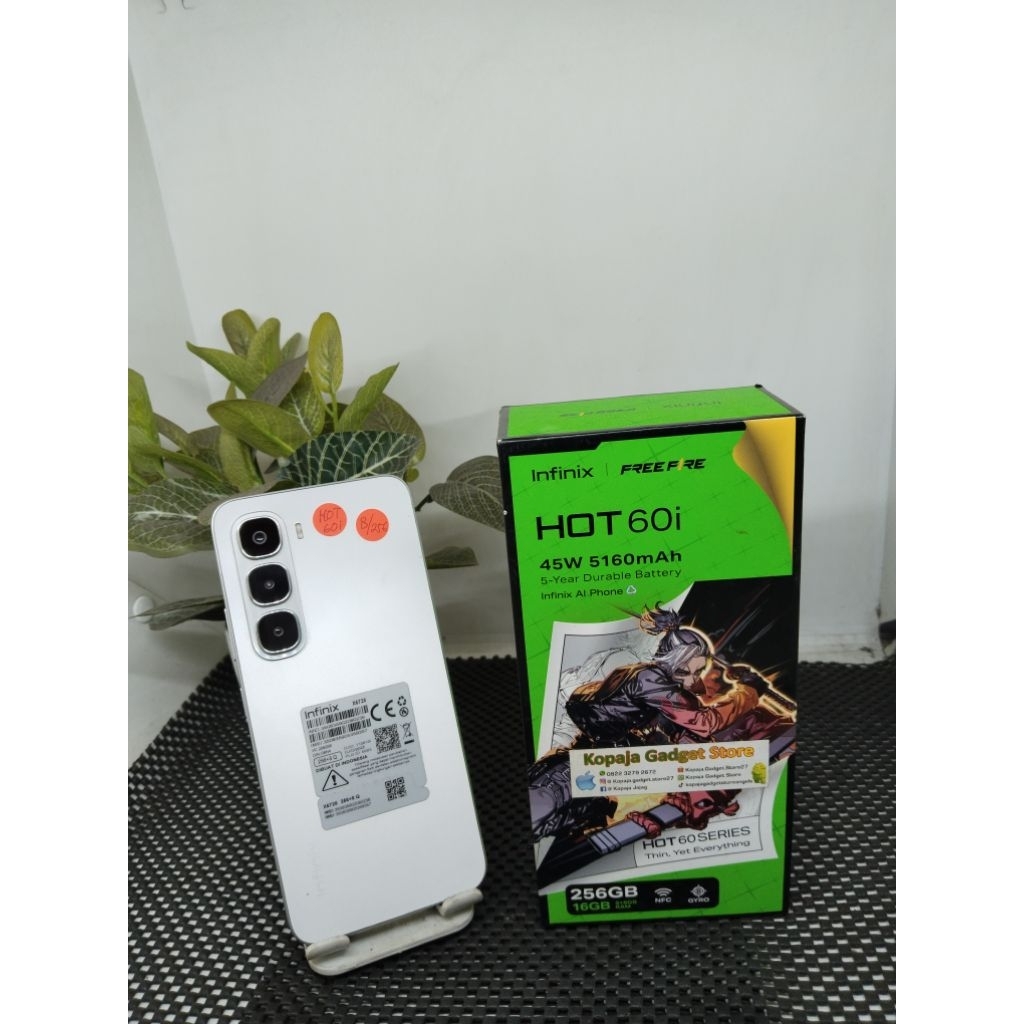 Infinix Hot 60i 8+8/256 second fullset