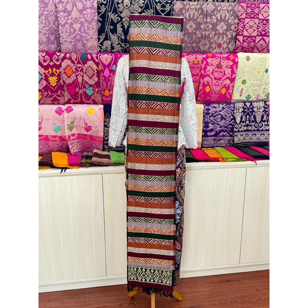 Selendang Songket Sidemen Banyumas Cendana