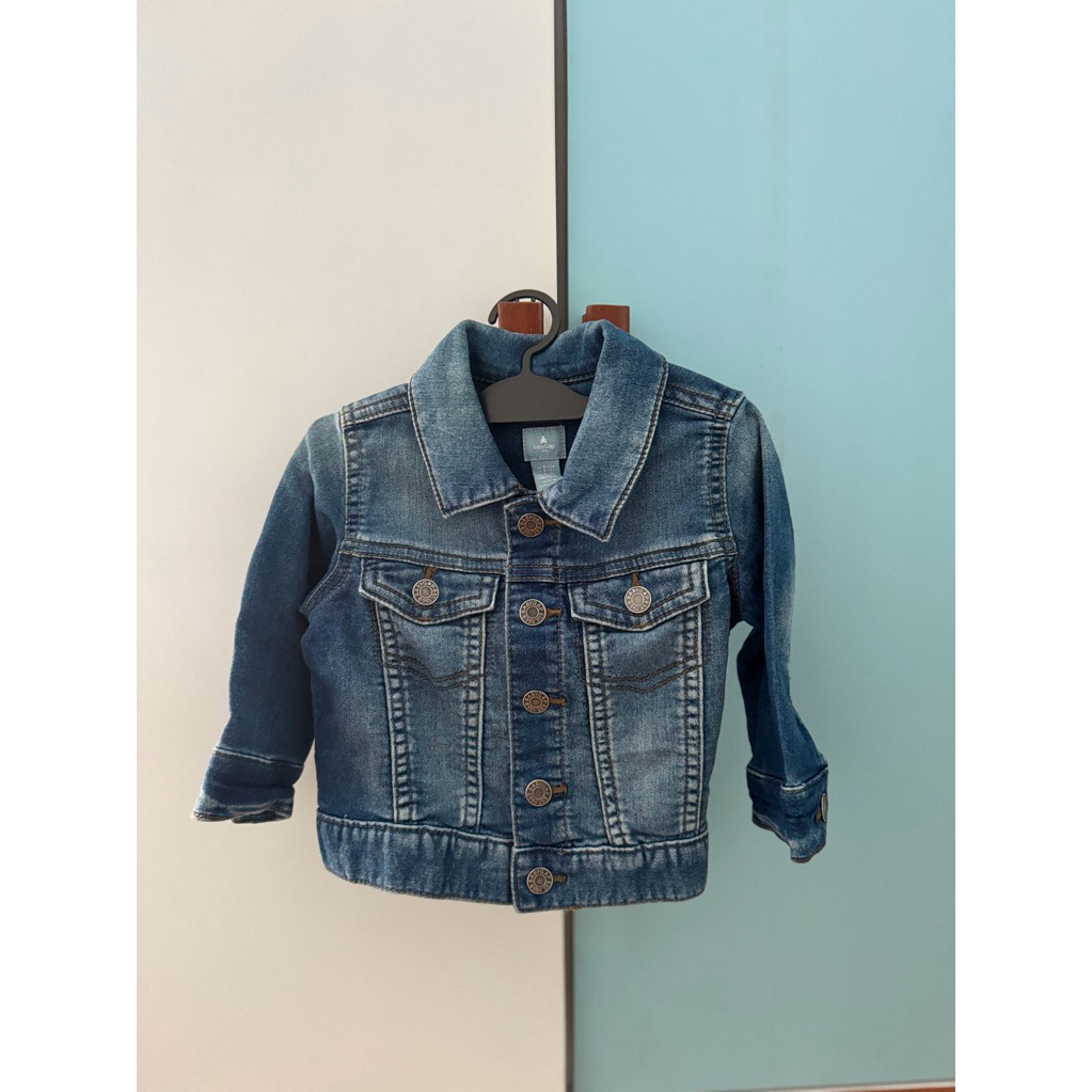 Baby GAP jeans jacket bayi 6-12 months preloved (Original)