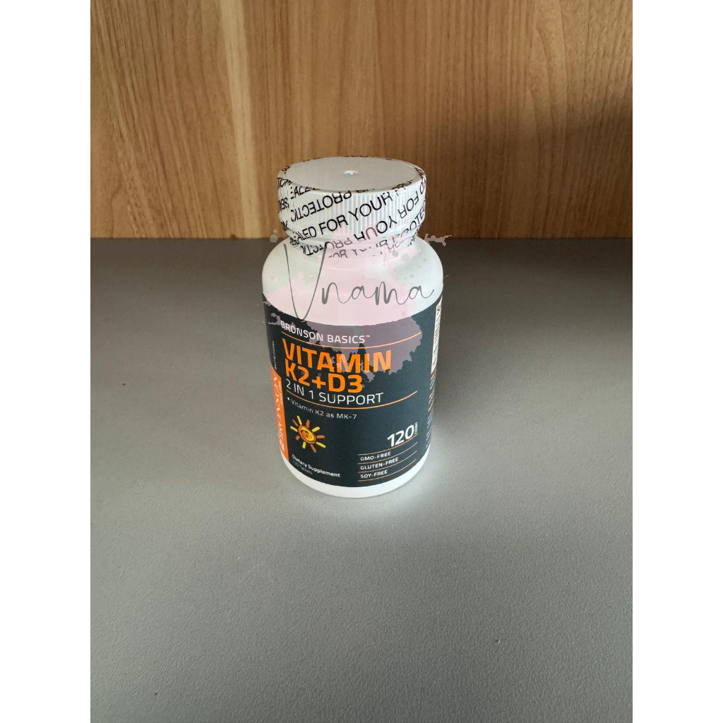 Bronson Vitamin D3 K2 5000 IU 120