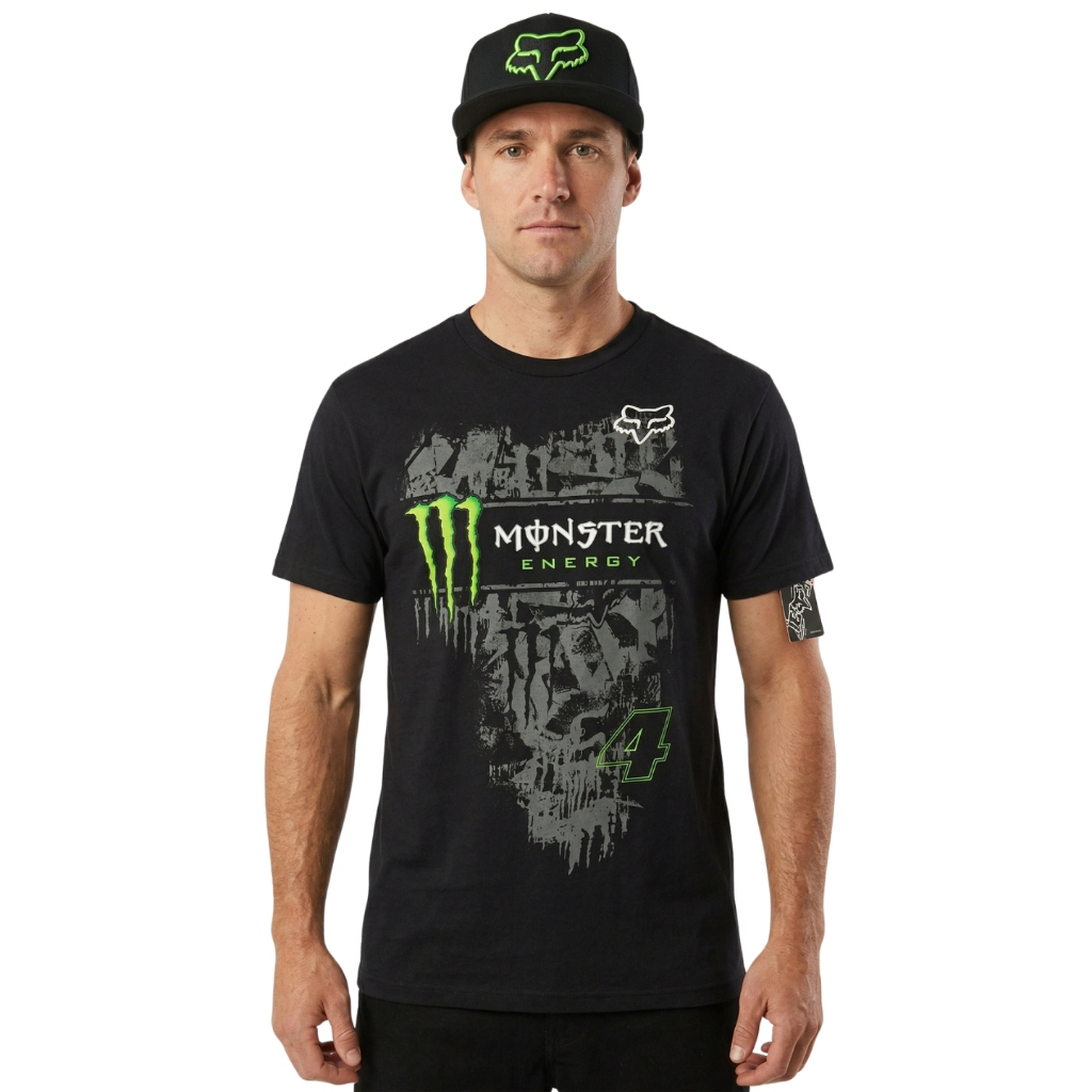 Kaos Anak Fox Monster RC Replica Tinseltown Black Original T Shirt Youth Racing Edition