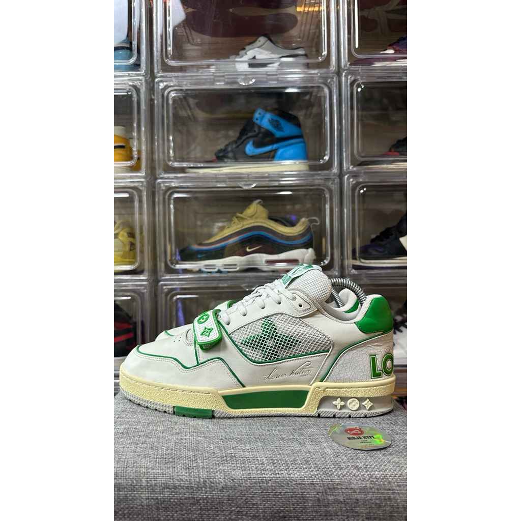 TRAINERS GREEN MESH , SNEAKERS , SHOES , SEPATU , SNEAKERS ITALY , SHOES ITALY , SEPATU ITALY