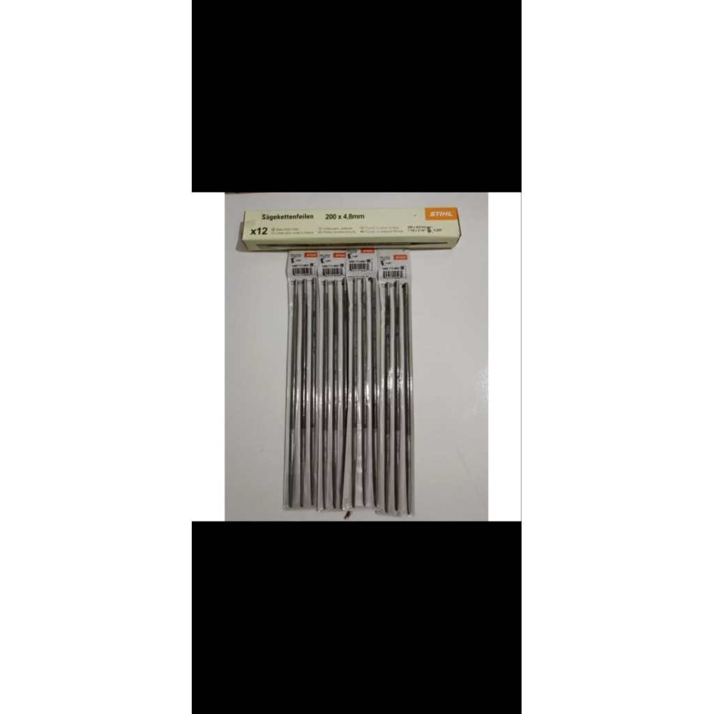 Kikir Chainsaw Bulat STIHL 4.8mm Asli