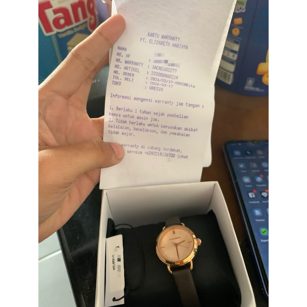 Jam Tangan Elizabeth Wanita New