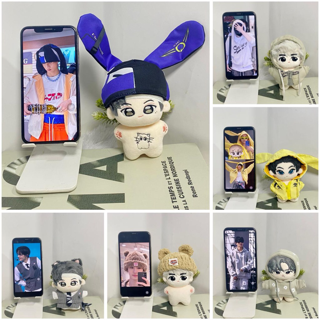 [READY STOCK] BAJU DOLL ENHYPEN 10CM INSPIRED BY ENHYPEN (BAJU,BEANIE,SWEATER,KACAMATA - JUNGWON,HEE