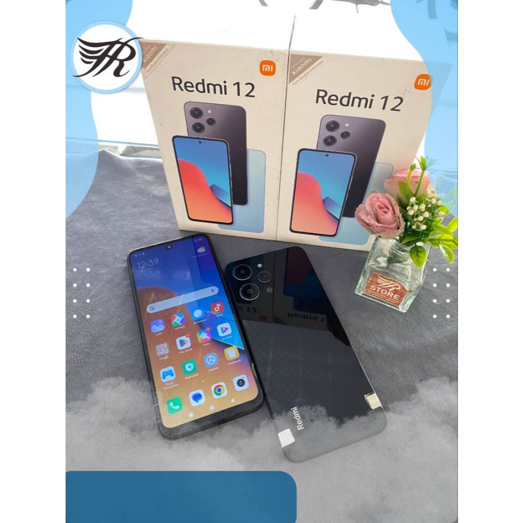 redmi 12 128 & 256gb second bergaransi