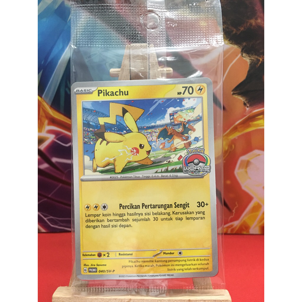 Promo Pikachu World Championship 2023. Pokemon TCG Indonesia