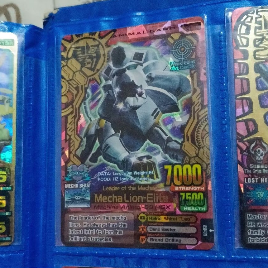 kartu animal kaiser mecha lion elite evo 5 ultra rare original