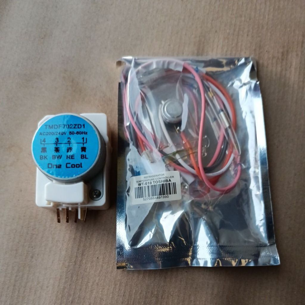 Paket Pius Defros+Timer 1-3 Kulkas Toshiba 2Pintu Original