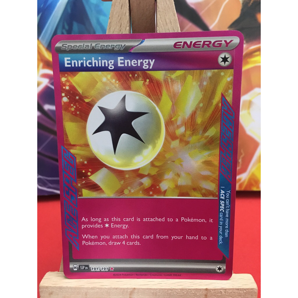 Enriching Enery / Energi Kaya ACE Trainer TCG Pokemon English