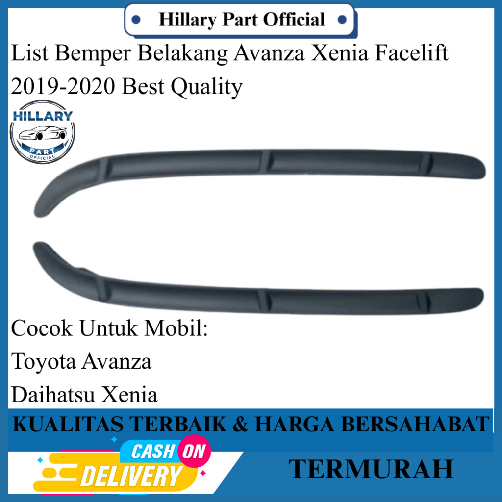 List Bemper Belakang Avanza Xenia Facelift 2019-2020