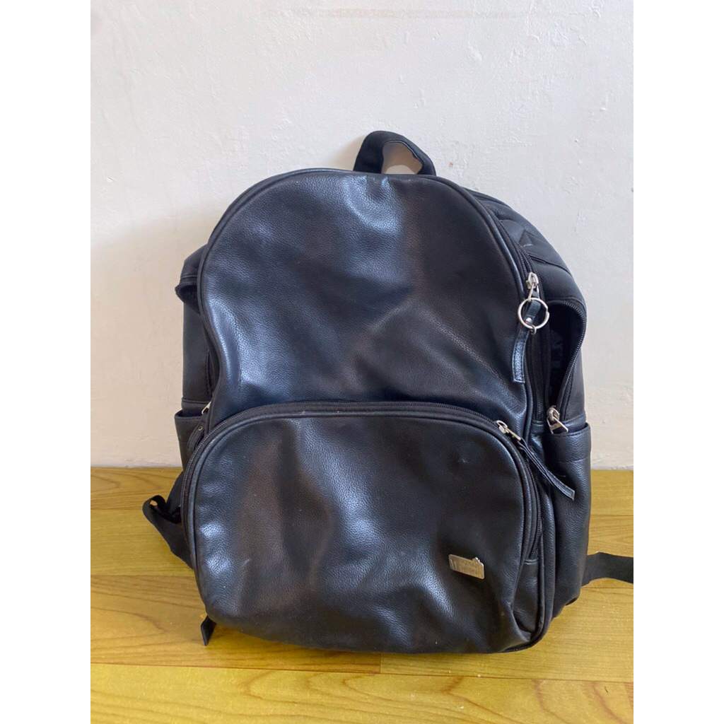 Preloved Rumah Warna Tas Ransel / Backpack Unisex Black