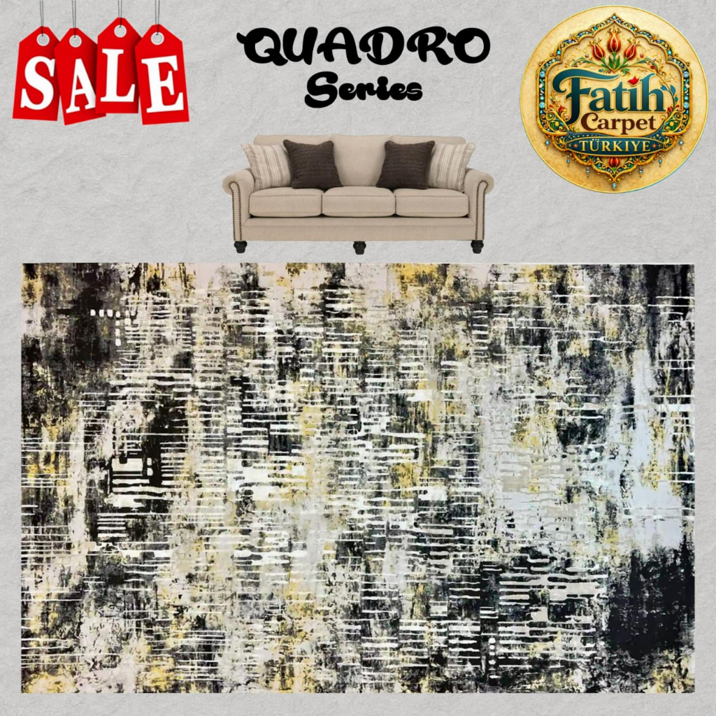 Karpet Minimalis Quadro Import Turki -8804A