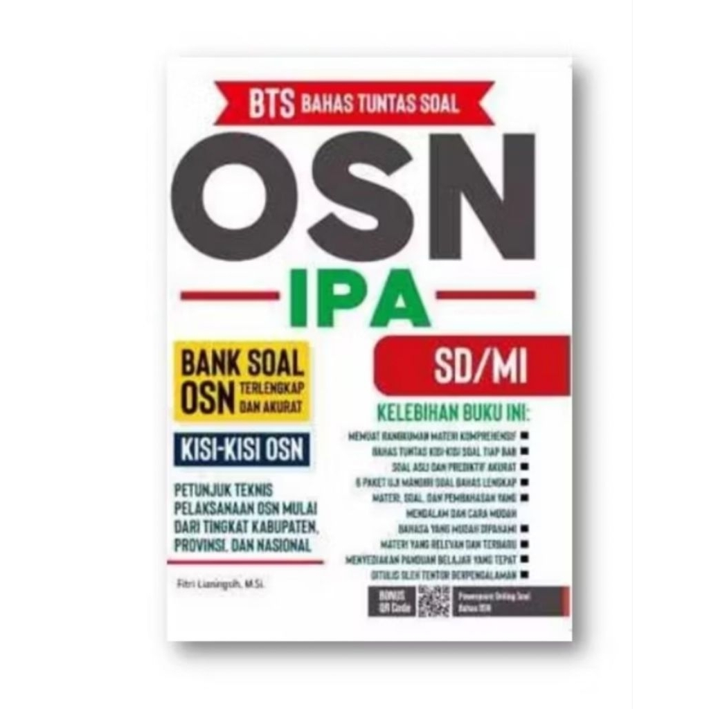 BUKU - BTS BAHAS TUNTAS SOAL OSN IPA SD/MI