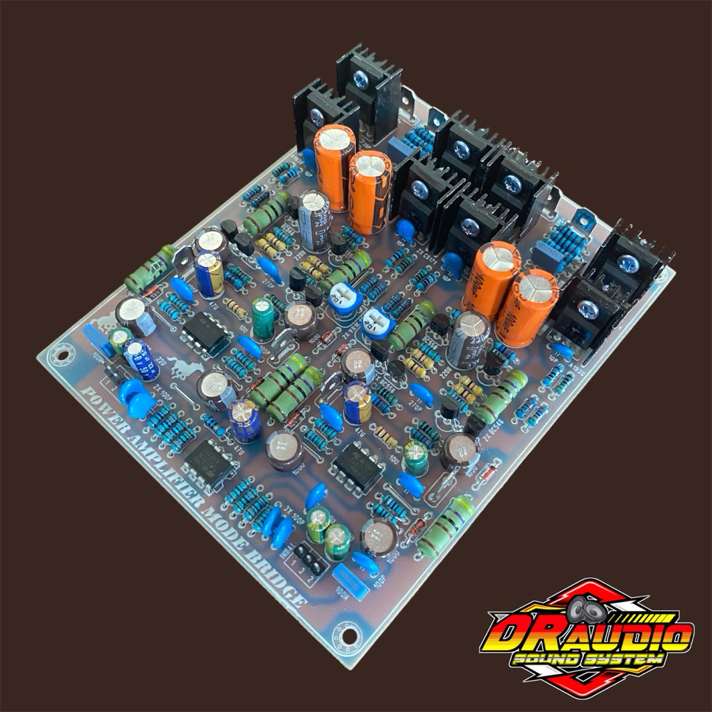 Driver SJK V16 BTL Full Bridge Mini Plus Input Balance Fullbridge BALAP PCB Fr4